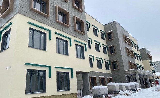 В Казани в Дербышках завершается строительство нового здания детской поликлиники №6