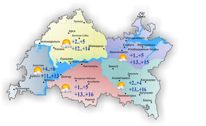 Синоптики Татарстана обещают умеренный ветер и до +16°С
