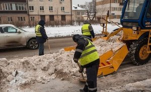 С начала зимнего сезона с улиц Казани вывезли 950 тыс. тонн снега — на 35% больше, чем за прошлый сезон