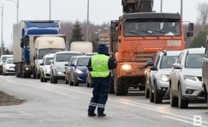 В Казани образовались 7-балльные пробки