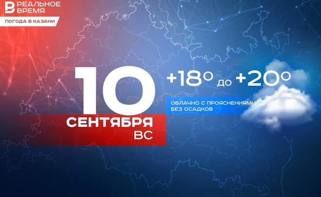 Сегодня в Казани ожидается до +20 градусов