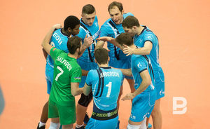 Казанский «Зенит» одержал шестую победу подряд в чемпионате России по волейболу