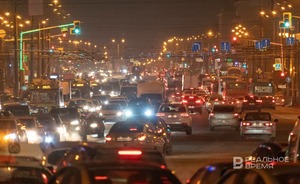 Пробки в Казани достигли девяти баллов