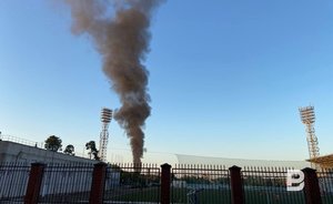 Пожар на складе с растительным маслом на казанском заводе «Хитон» удалось локализовать