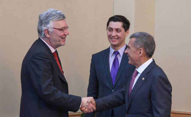 Минниханов обсудил с послом Бельгии в РФ перспективы совместного сотрудничества