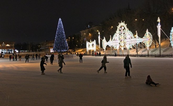 В Казани завершил работу каток в парке «Черное озеро»