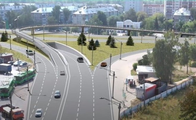 В Казани продолжается строительство дороги-дублера Горьковского шоссе