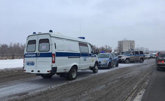 В Казани устроили погоню за владельцем мерседеса