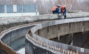 Реконструкция биологических очистных сооружений Казани завершена на 65%