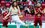 Олимпийская чемпионка Марта Мартьянова сделала символический удар по мячу перед матчем «Рубин» — «Ахмат»