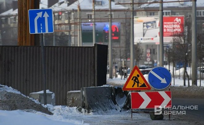 Движение по улице Магистральной в Казани ограничат на неделю