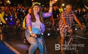 Казанцам напомнили об ограничении движения транспорта во время «Ночного велофеста»