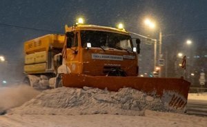 В Самарской области ограничили движение грузовиков на трассе М-5 «Урал» из-за снегопада