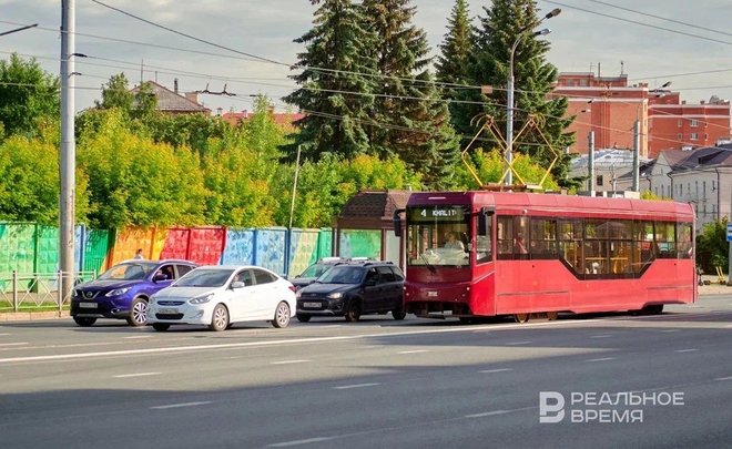 В Казани затруднено движение трамваев на Сибирском тракте