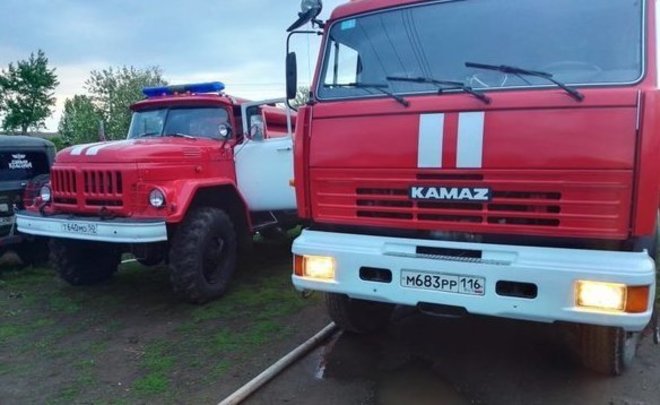 В Татарстане при пожаре погиб мужчина
