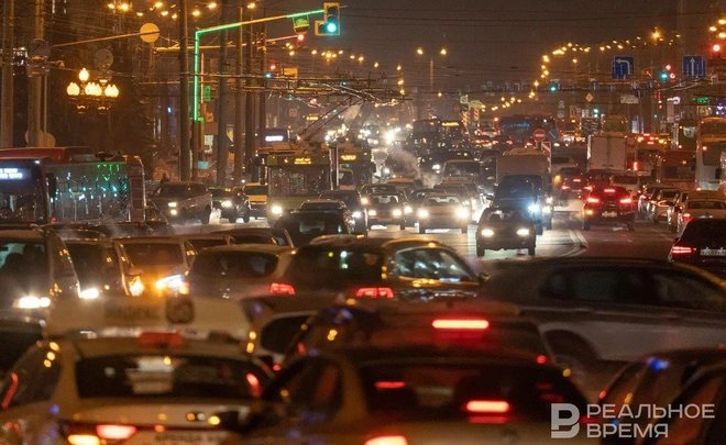 Из-за непогоды в Казани пробки достигли 10 баллов