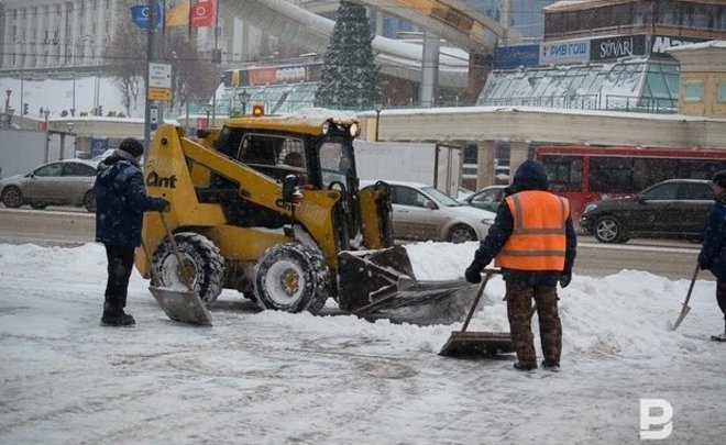 В Казани определили места для временного складирования снега
