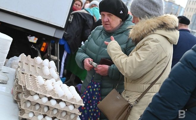 Годовой рост цен на яйца в Татарстане ускорился в два раза