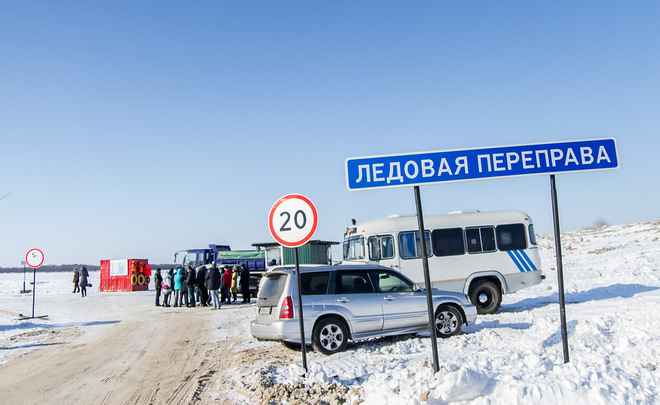 В Татарстане открыта ледовая переправа Аракчино — Верхний Услон