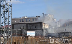В Казани локализовали пожар в помещении автосервиса