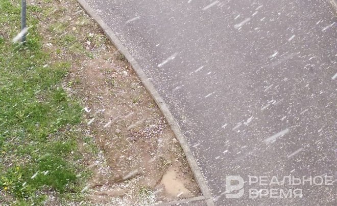 В Казани снова пошел снег