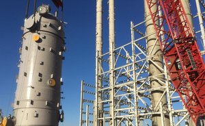 На этиленнике «Нижнекамскнефтехима» смонтирована последняя колонна