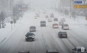 В начале недели в Татарстане ожидается метель и до -10 градусов