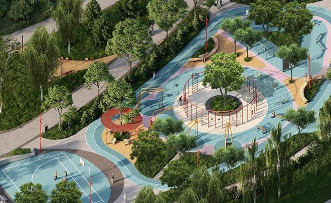 В казанском ЖК "Салават Купере" к концу лета появится новый парк