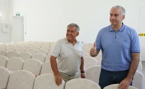 Рустам Минниханов посетил обновленный клуб в поселке Форос в Крыму