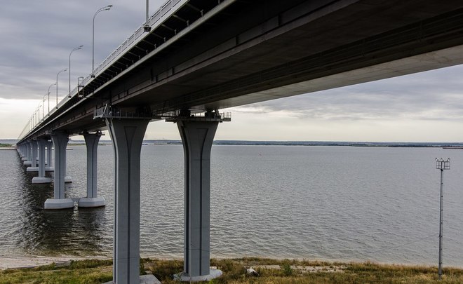 В Татарстане после капремонта восстановлено движение по мосту через Волгу на 777-м километре