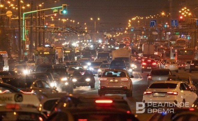 Казань пробки на дорогах