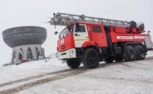 В Казани произошел пожар в заброшенной двухэтажке на улице Гагарина