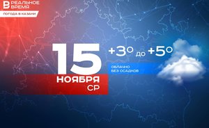 Сегодня в Казани облачно и до +5 градусов