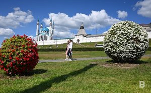 В мэрии Казани объяснили запрет лежать на газонах возле Кремля