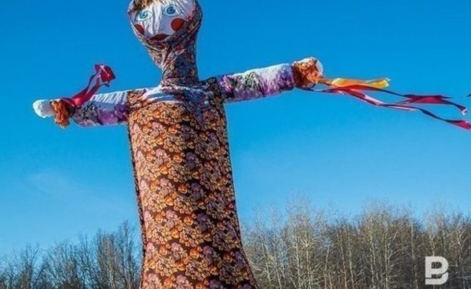 На Горьковском шоссе в Казани образовался огромный затор из-за празднования Масленицы