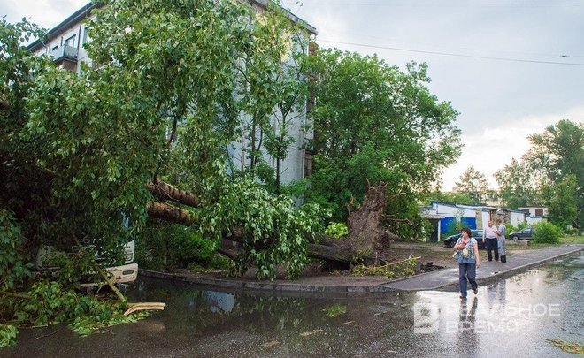 В Казани оценят ущерб гражданам и муниципальному имуществу от урагана 29 июля