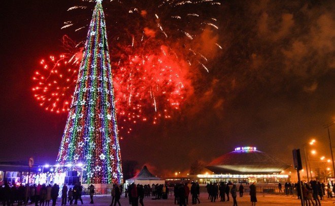 Центральная городская елка Казани официально откроется за два дня до Нового года