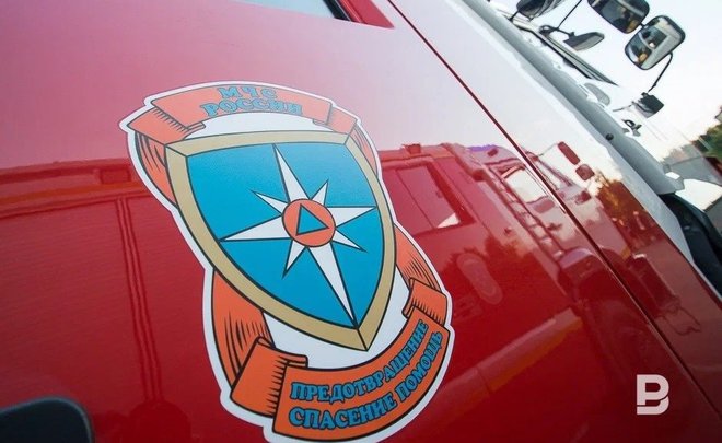 На территории горнолыжного курорта «Свияжские холмы» вспыхнул пожар