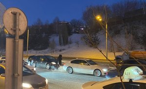 В Казани из-за четверной аварии на Вишневского образовалась пробка