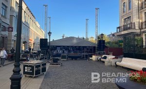 В центре Казани готовят площадку для фестиваля еврейской музыки