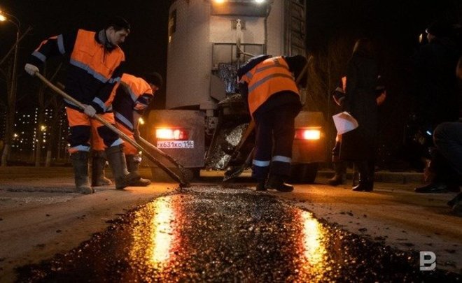 В Татарстане на региональных дорогах ямочный ремонт произведен на площади более 70 квадратных метров