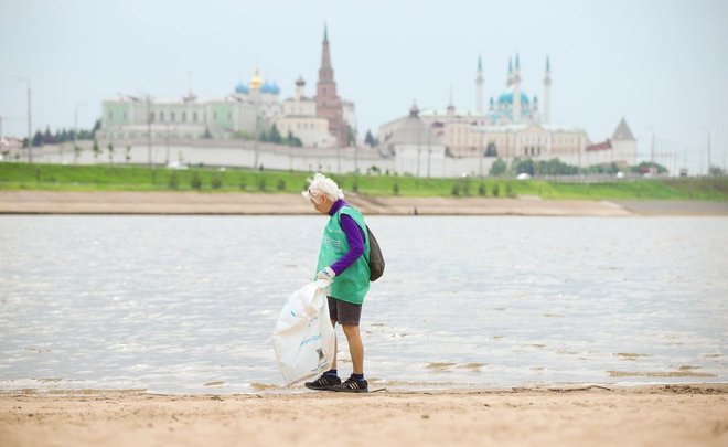 Во время акции «Убери за собой» казанцы собрали 430 кг мусора