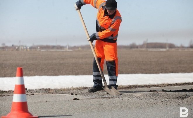 В казанском поселке Борисоглебское реконструируют мост через реку Сухую
