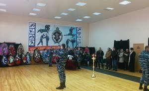 В Казани состоялась гражданская панихида по погибшему бойцу Росгвардии