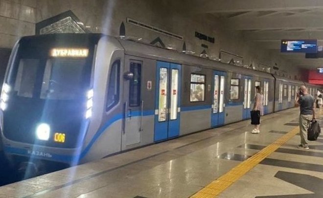 Соцсети: на станции метро «Суконная слобода» в Казани по технической причине остановился поезд