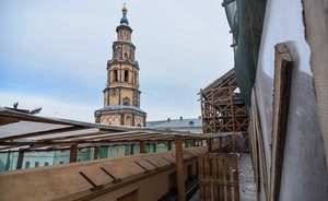 В Казани спасли падающую колокольню Петропавловского собора