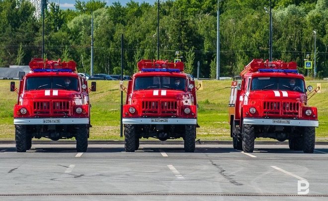 В Казани произошел пожар на улице Ботанической