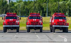 В Казани произошел пожар на улице Ботанической