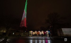 На Казанской телебашне включат праздничную подсветку в честь Дня всех влюбленных