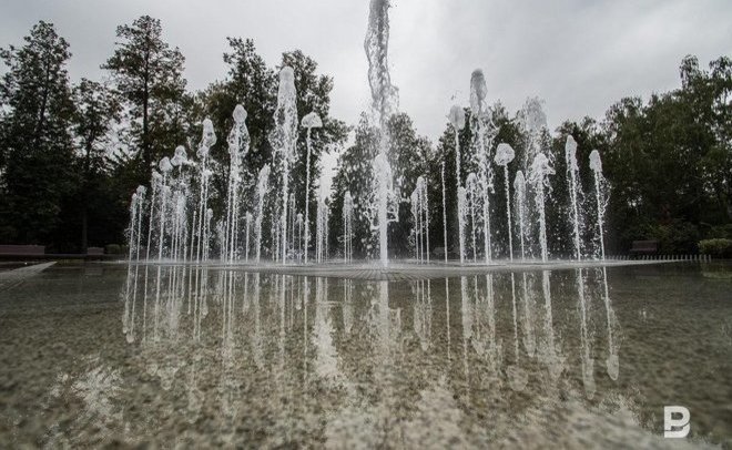 В казанском парке Горького и Лядском саду заработали фонтаны